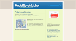 Desktop Screenshot of modelflyveklubber.dk